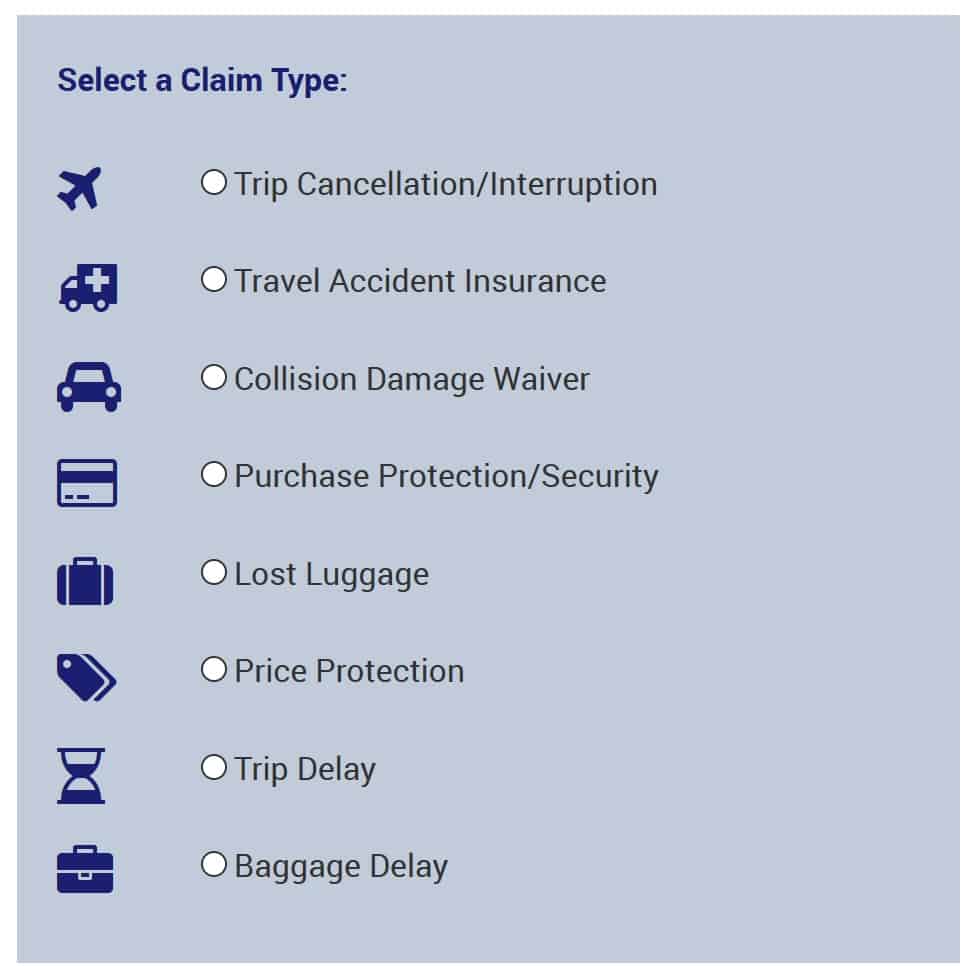 select collision damage waiver option